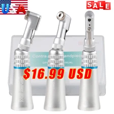 NSK Style Dental Slow Low speed Contra angle Handpiece E-type Latch Attach 1:1