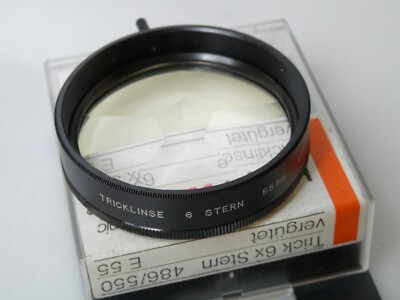 hama HOYA Tricklinse 6x Stern E55 486/550 Mirage Lens Star 55mm screw in + Dose