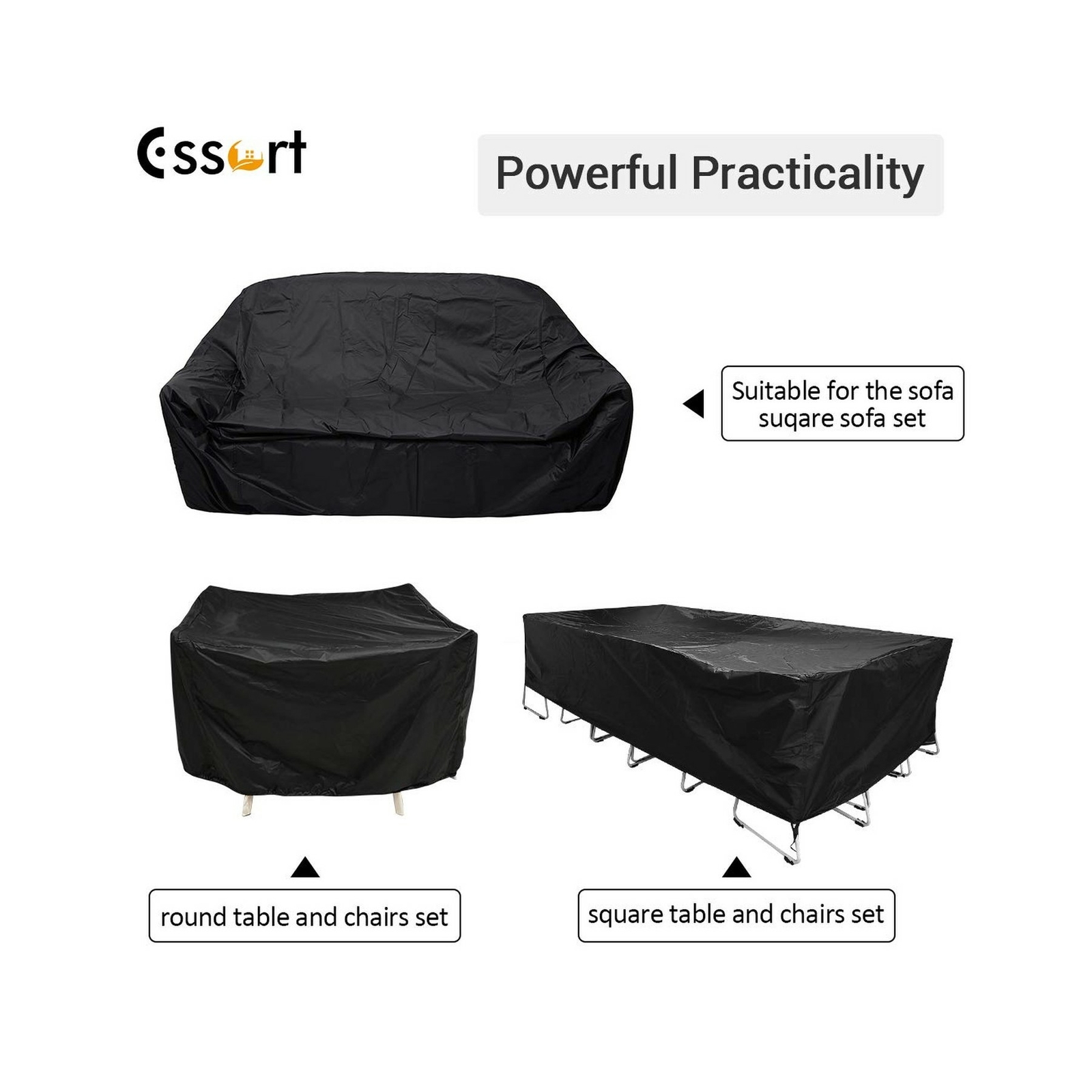 Essort Patio Furniture Covers Extra Large Outdoor 124 X63 X29 210d For Sale Online Ebay