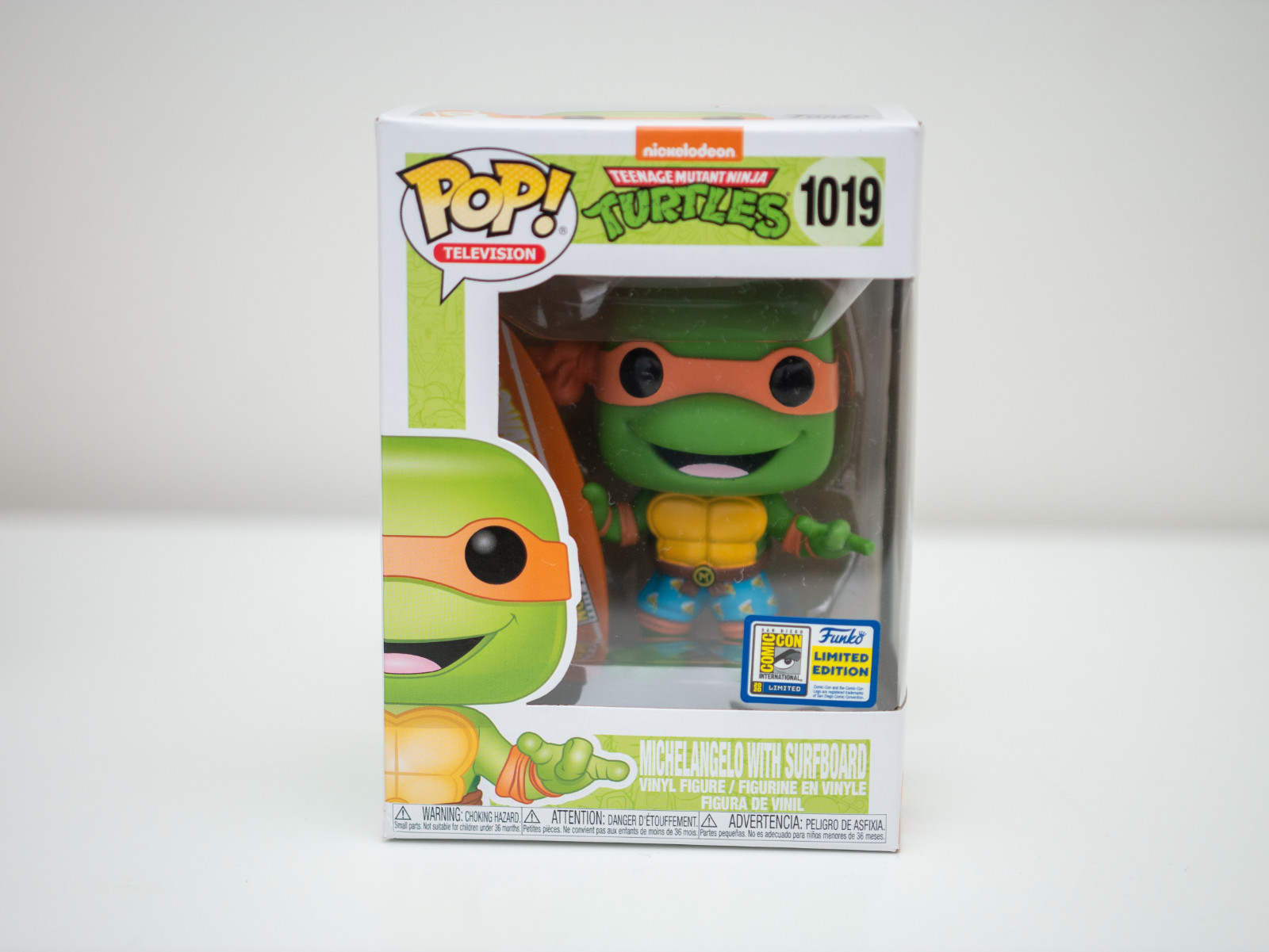 Funko Pop! TMNT Michelangelo With Surfboard SDCC 2020 #1019 Exclusive Funko Pop! TMNT Michelangelo With Surfboard SDCC 2020 #1019 Exclusive | Funko Pop | 2 Funko Pop! TMNT Michelangelo With Surfboard SDCC 2020 #1019 Exclusive | Funko Pop