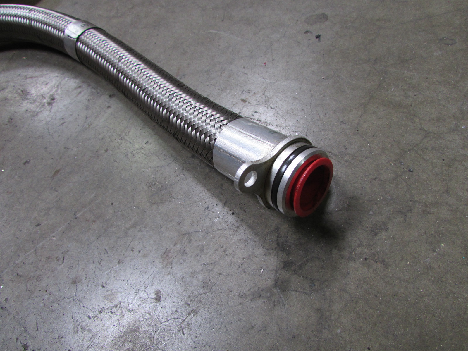 Mclaren MP4-12C Braided Oil Line, Used, P/N 11F0214CP.03