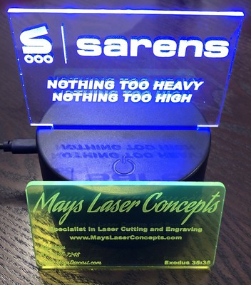 Norfolk Southern Edge Lit Acrylic Sign For Lionel MTH And Model Railroads