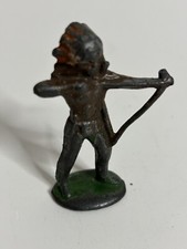 Barclay Soldiers Hollow Cast Lead Indian with a Bow and Arrow - Antique