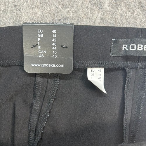 Robell Trousers Womens Size UK 14 Black Marie 09 Stretch Ankle Slim Fit BNWT - Picture 13 of 14