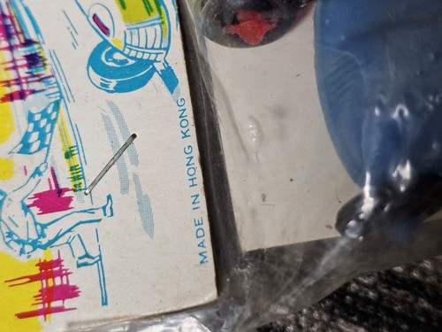 Rennwagen Vintage Spielzeug Hongkong Pack 3 rot gelb blau ungeöffnet Sammlerstück - Bild 7 von 7