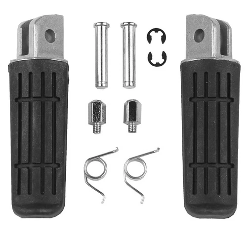 Front Rider Footrests Pegs Fit For Yamaha FZ1 FZ6 FZ6R YZF1000R TDM900 FJR1300