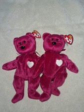 Ty Beanie Baby - VALENTINA the Bear 8.5" NEW MWMTs Plush Stuffed Animal Toy
