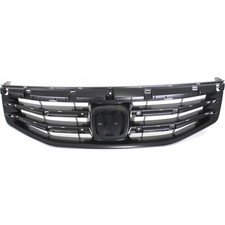 For Honda Accord Grille 2011 2012 Textured Black Shell And Insert Sedan Plastic For Honda Accord Grille 2011 2012 Textured Black Shell And Insert Sedan Plastic