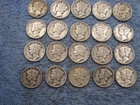 20 SILVER MERCURY DIMES WITH DATES lot 60