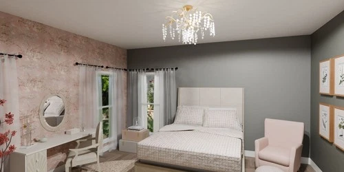 Quoizel Lighting - Maple - 6 Light Semi-Flush Mount-19.25 Inches Tall and 29 - Picture 4 of 4