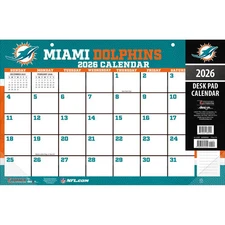 Turner Licensing,  NFL Miami Dolphins 2026 Desk Pad