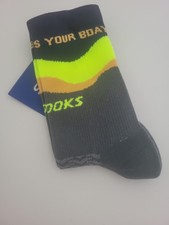 1 Pairs Brooks Socks Ankle Run Like Its Your Birthday Run Club New