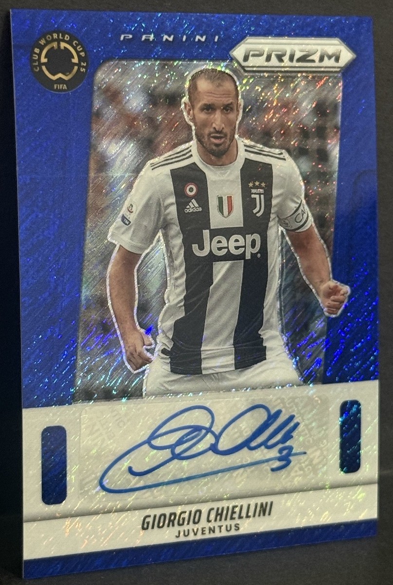2025 Prizm FIFA Club World Cup FOTL Giorgio Chiellini Auto Blue