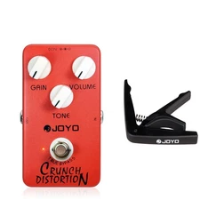 JOYO Crunch Distortion Guitar Pedal British Rock Sound Classic with Guitar Capo