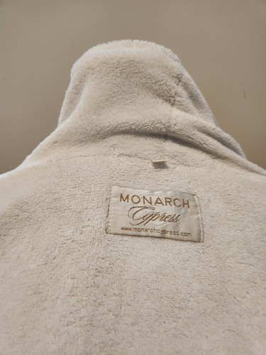 VTG PEBBLE BEACH PLUSH HEAVY SPA BATHROBE ONE SIZE LARGE Y2K - Picture 15 of 18