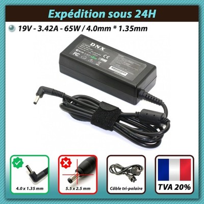 Netzteil Ladegerät 19V 3.42A 65W für Asus W15-065N1B Modell 4,0mm*1,35mm