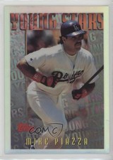 1996 Topps Mystery Finest Refractor Mike Piazza #M12 HOF 5h9