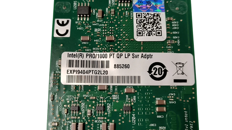 Intel Pro/1000 PT Quad Port 1GB Network Adapter EXPI9404PTG2L20 Full Height - Image 3 of 3