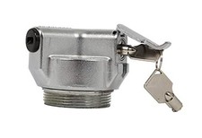 DZGASCAP3 Locking Stainless Steel Transfer Tank Vented Cap