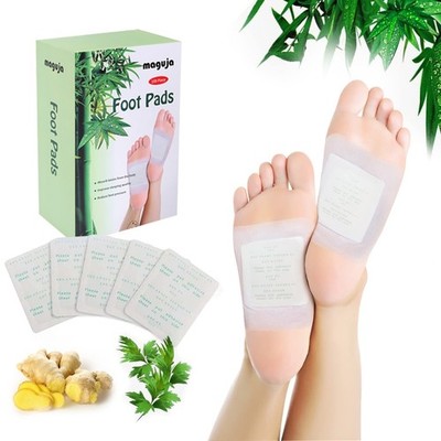 Foot Pads maguja 100Pcs Foot Pads for Foot Care Ginger Foot Patch with Natura...