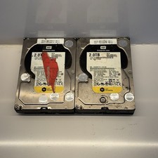  2 Dell Western Digital WD2000FYYZ 2TB 7200RPM 64MB 3.5inch SATA HDD Hard Drive