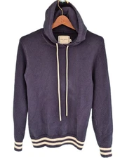 Long Wharf Narragansett Seawell Navy Mens Hoodie Med
