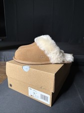 UGG Women's Scuffette II Suede Chestnut Slippers - Brand New With Box 