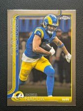 Puka Nacua 2025 Topps Chrome Football #166 Base Los Angeles Rams