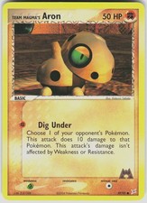 Team Magma's Aron 59/95 EX Team Magma vs Team Aqua Pokemon on eBay