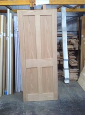 Oak FD30 4 Panel Shaker Door (Prefinished) - 826 x 2030 x 44mm (625)
