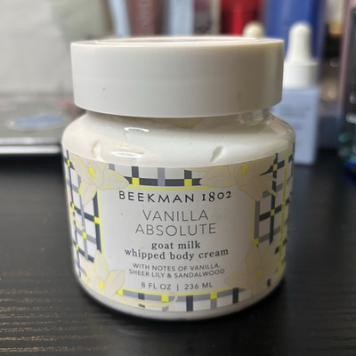 Beekman 1802 Vanilla Goat Milk Whipped Body Cream Moisturizing 8 fl oz