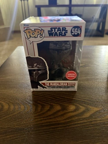 Funko Pop Star Wars MANDALORIAN Mudhorn Battle Gamestop Exclusive 564