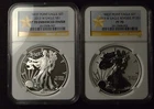 2013-W $1 AMERICAN SILVER EAGLE PROOF 2-COIN SET NGC PF70