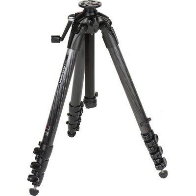 Manfrotto MT057C4-G Carbon Fiber Geared Center Tripod - Open Box