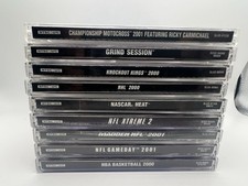 PS1 PlayStation 1 Video Games Lot Of 9 Grind Session NHL NASCAR NFL NBA TESTED