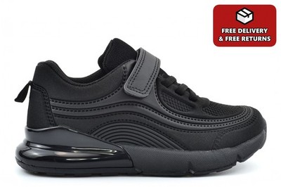 Jungen Schulschuhe Mädchen Schul Turnschuhe Gummizug Spitze PE P.E P.E. Touch Verschluss