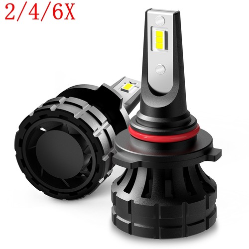 2/4/6X 9005 LED Headlight Super Bright Bulbs 6000K 360000LM Kit HIGH/LOW Beam