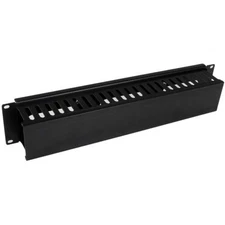 Startech CMDUCT2U SERVER RACK CABLE MANAGEMENT 2U HORIZONTAL SLOTTED FINGER DUCT
