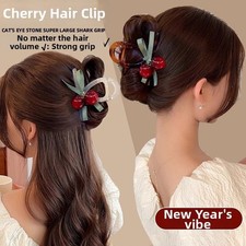 Handmade FOR CHERRY Hair Claw Clip for Women Sweet Style Bowknot Hair Accessory