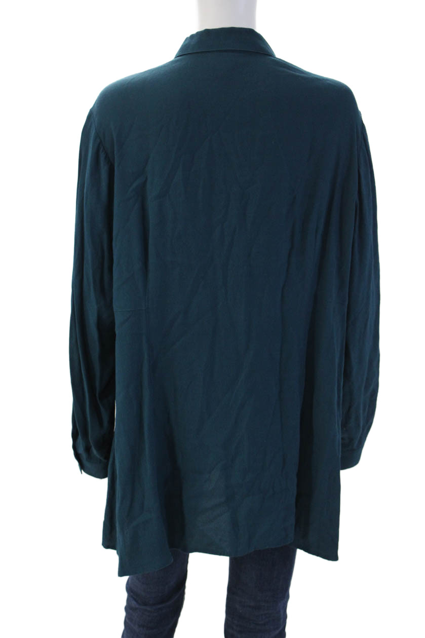 J. Jill Womens Basic Collared Button Up Long Slee… - image 3