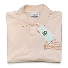Lacoste Polo Shirt Men's XXL Classic Fit Short Sleeve Cotton Pink NEW