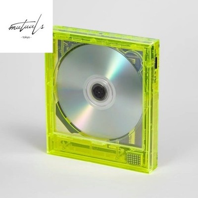 km5 Instant Disk Audio CP1 Neon Yellow CD Player Bluetooth New