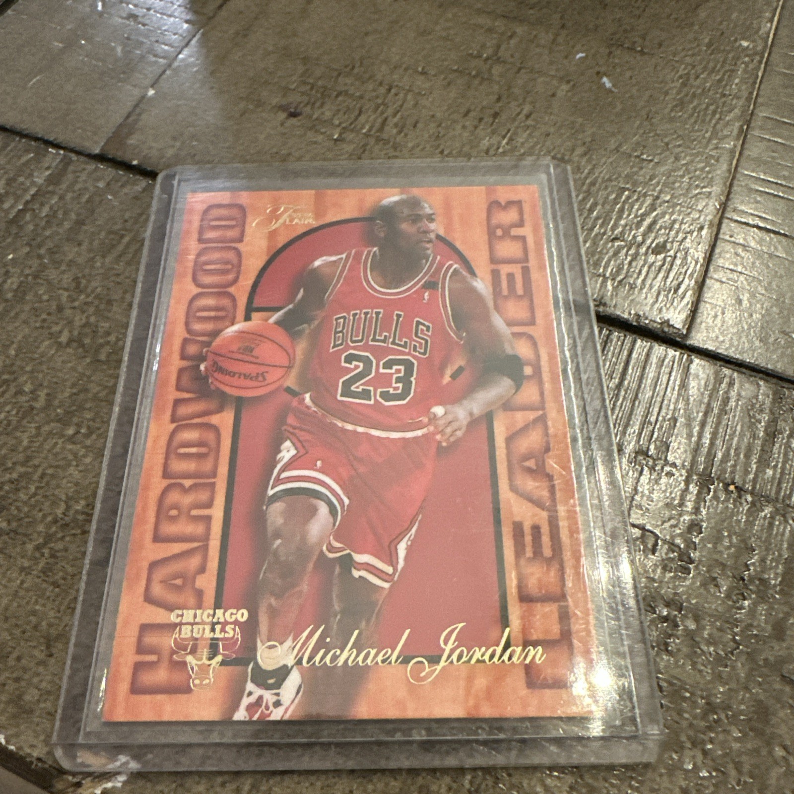 Michael Jordan 1995-96 Fleer Flair Hardwood Leader #4 MJ Chicago Bulls HOF NRMT
