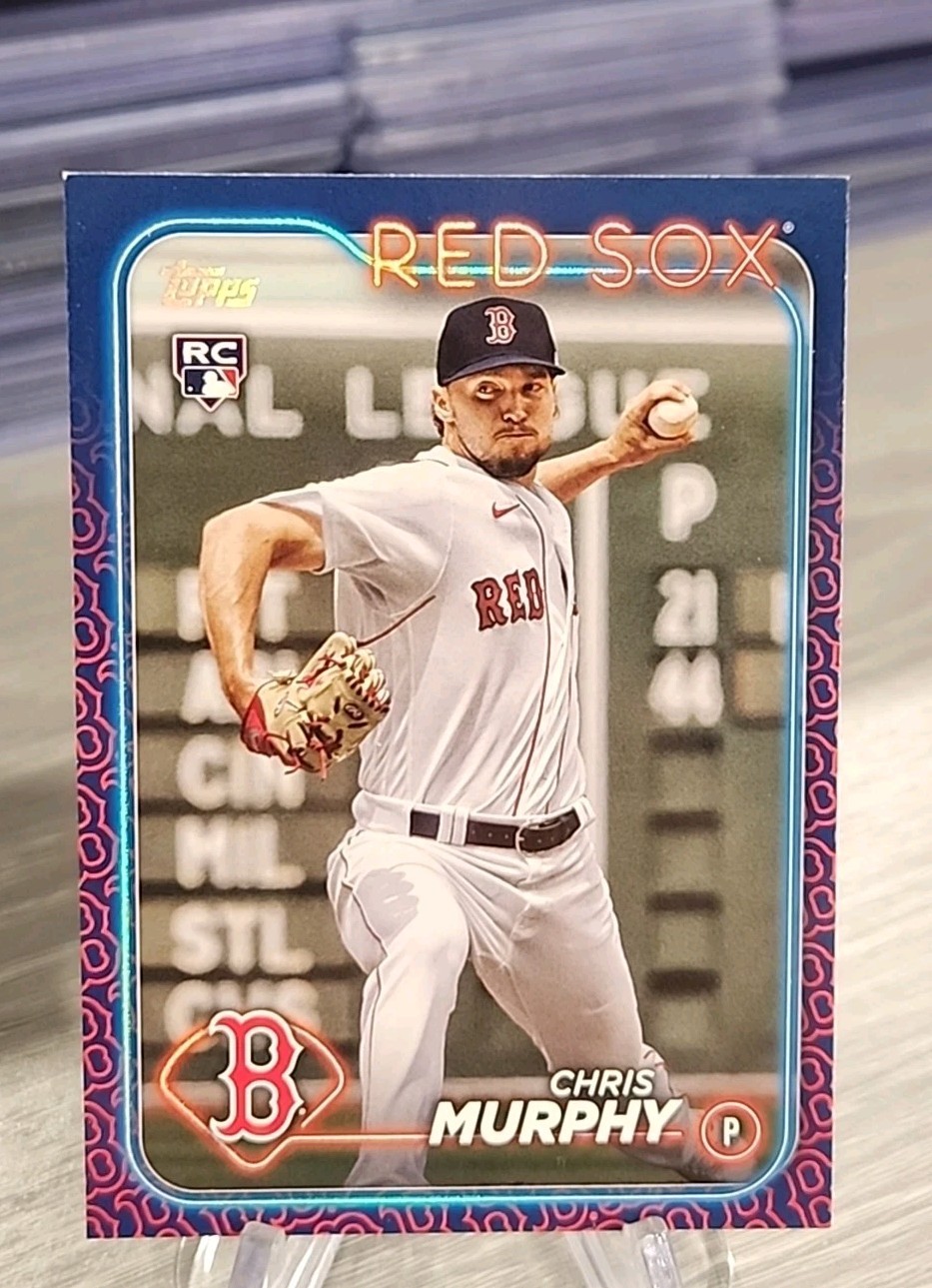 Chris Murphy 2024 Topps Team Color Border Variation Rookie #73 Boston Red Sox