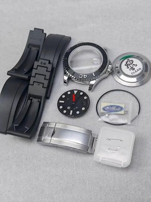 40mm Stainless Steel Watch Case With Band Kit for Role  Yacht-master 2824 3135