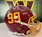 Washington Commanders Authentic Helmet: Signed by Mark Rypien w/ "SB XXVI MVP"
