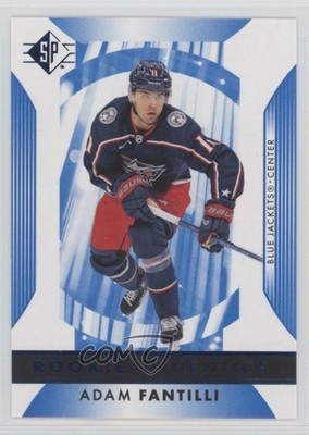 2023-24 SP Retail Rookie Authentics Blue Adam Fantilli #107 Rookie RC 1e0k