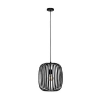 Eglo Romazzina HäNgelampe Schwarz E27 Esstisch Pendelleuchte Esszimmerlampe