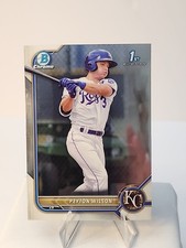 Peyton Wilson 22 1st Bowman Chrome Kansas City Royals BCP-85 Rookie RC