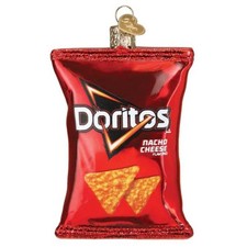 Old World Christmas Nacho Cheese Doritos Chip Bag Tree Ornament Snack Food Taco